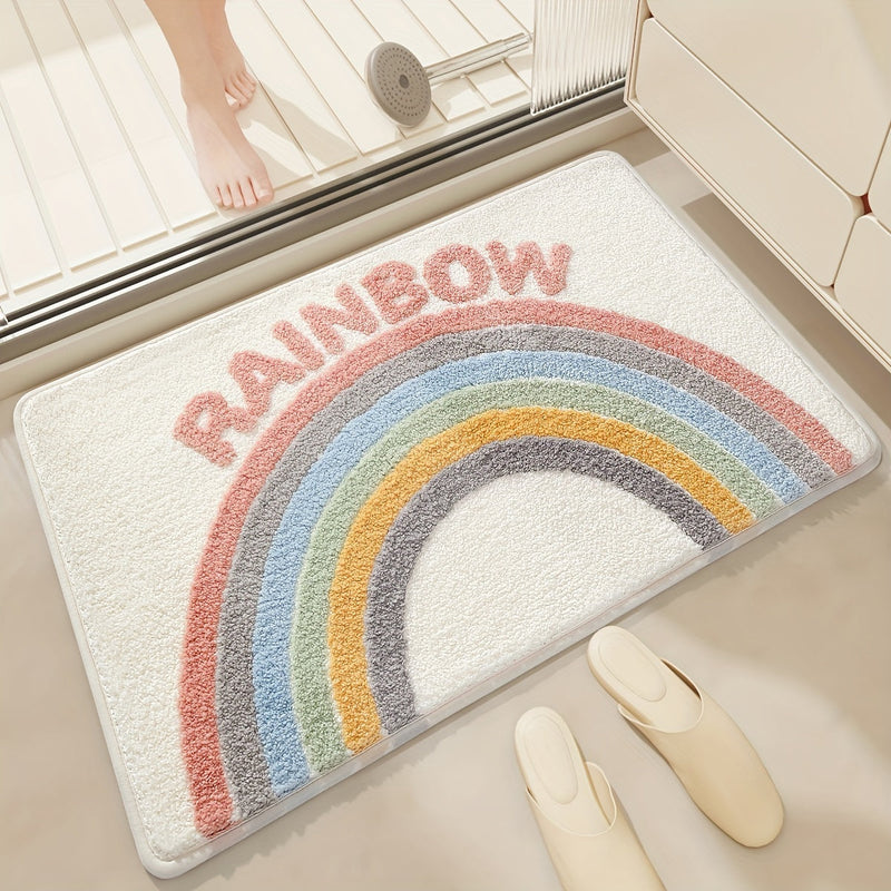 Super Absorbent Anti-Slip Mat for Bathroom and Toilet - Milo-Rainbow-40 x 60 cm-State of Style