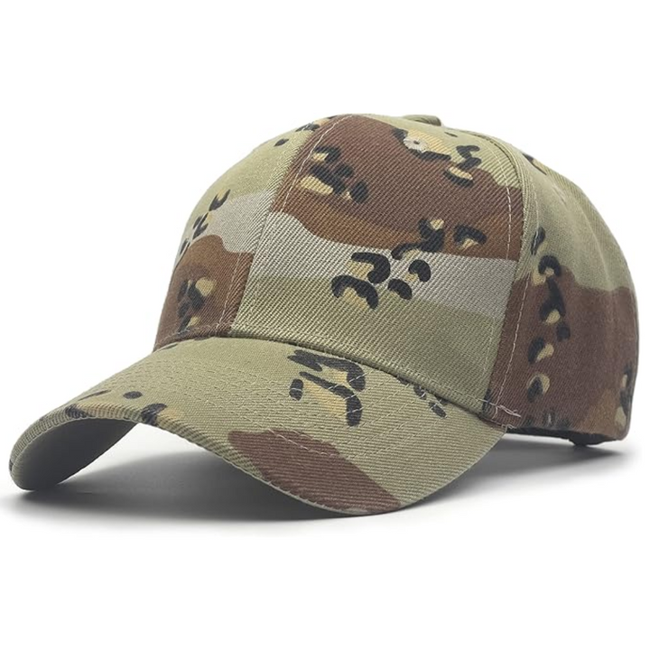 Sustainable Adjustable Performance Baseball Cap - Simon-Desert camouflage-State of Style