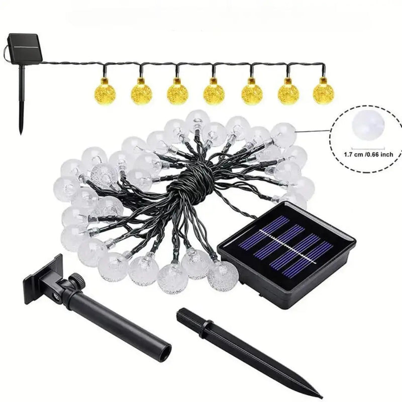 Sustainable LED String Lights - SolarGlow-5 Metres - 20 Lights-State of Style
