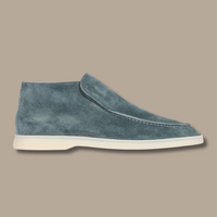 Sweden Loafers - LuxeStride SpringFlair-Suede - Beige-5.0-State of Style