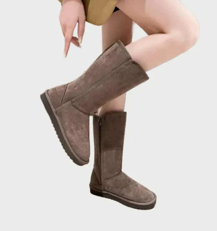 Sweden Sheepskin Ladies Boots - Sofia-Black-3.0-State of Style