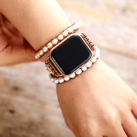 Sweetwater Pearl Apple Watch Wrap Band - Elvianne-50cm-State of Style