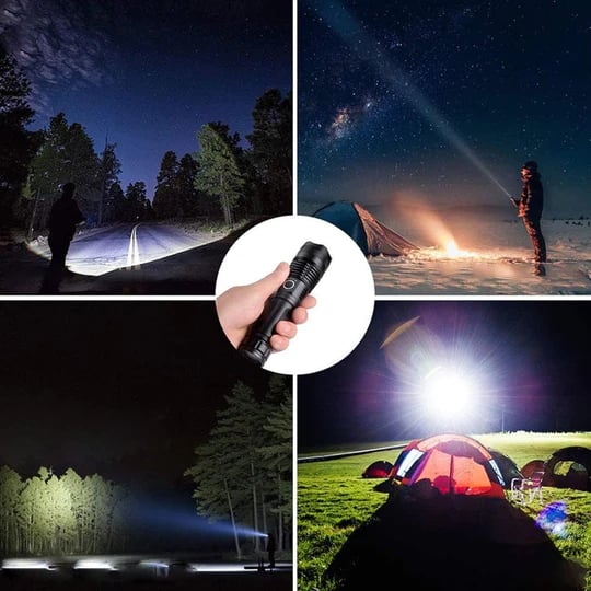 Tactical Flashlight - LumenTact-Excludes Battery-Basic Version (50.000 LUMEN)-State of Style