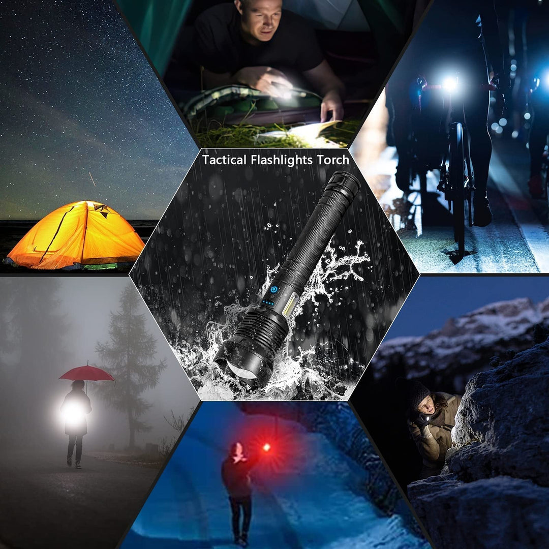Tactical Flashlight - LumenTact-Excludes Battery-Basic Version (50.000 LUMEN)-State of Style