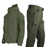 Tactical Men's Outdoor Clothing - ValorTrek-Green-Bundle offer! (Jacket + Trousers)-S-State of Style