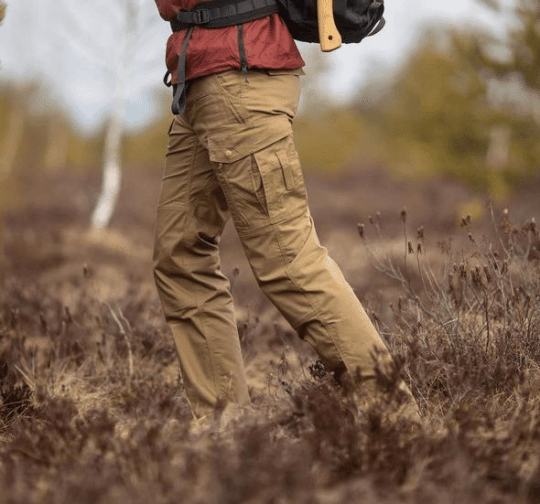 Tactical Outdoor Cargo Trousers | Nova Stretch Cargo Trousers for Men-Khaki-S-State of Style