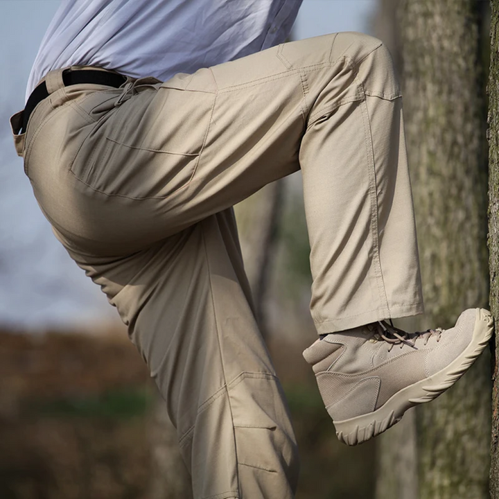 Tactical Outdoor Men's Cargo Trousers - Marcus-Khaki-S-State of Style