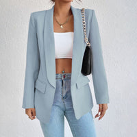 Tatjana | Timeless Classic Elegant Blazer-Light Blue-S-State of Style