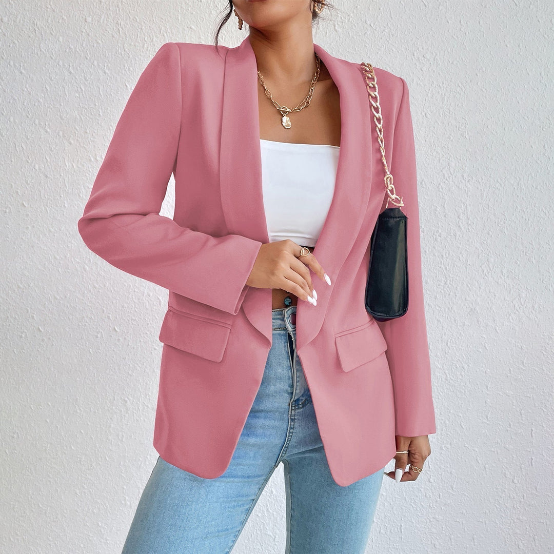 Tatjana | Timeless Classic Elegant Blazer-Pink-S-State of Style