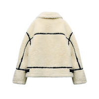 Teddy Pilot Jacket - Dilara | Trendy, Warm, Oversized & Stylish!-S-State of Style