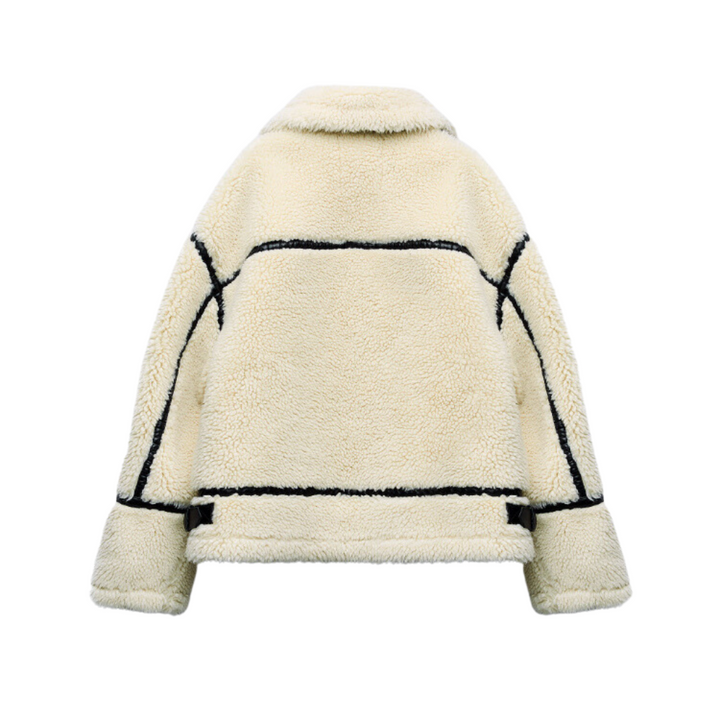 Teddy Pilot Jacket - Dilara | Trendy, Warm, Oversized & Stylish!-S-State of Style
