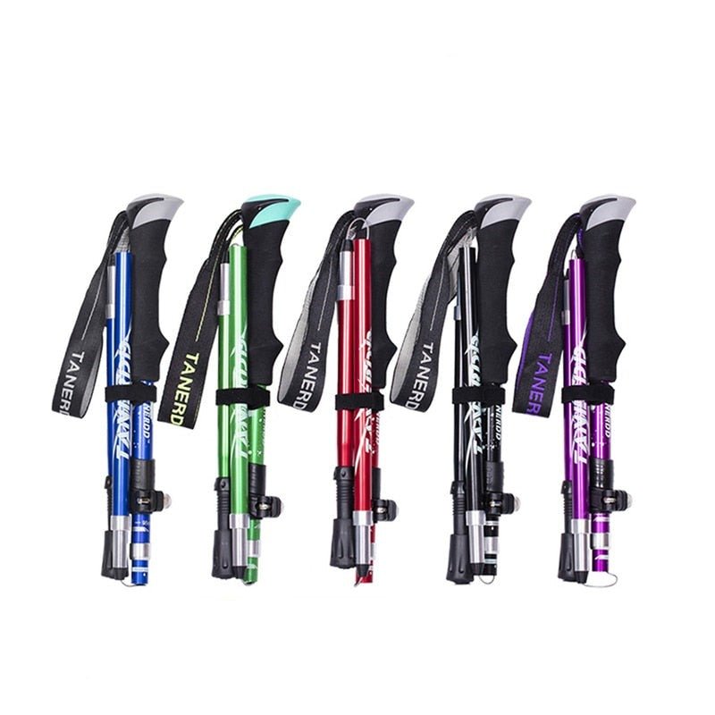 Telescopic Walking Sticks - TrailMaster-Red-State of Style