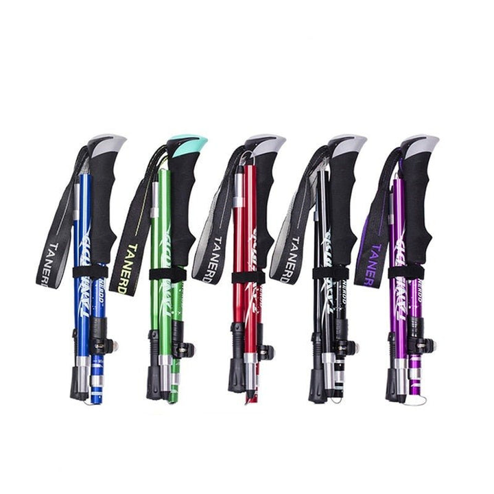 Telescopic Walking Sticks - TrailMaster-Red-State of Style