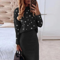 Tess Elegant and Stylish Comfy Set-Black-S-State of Style