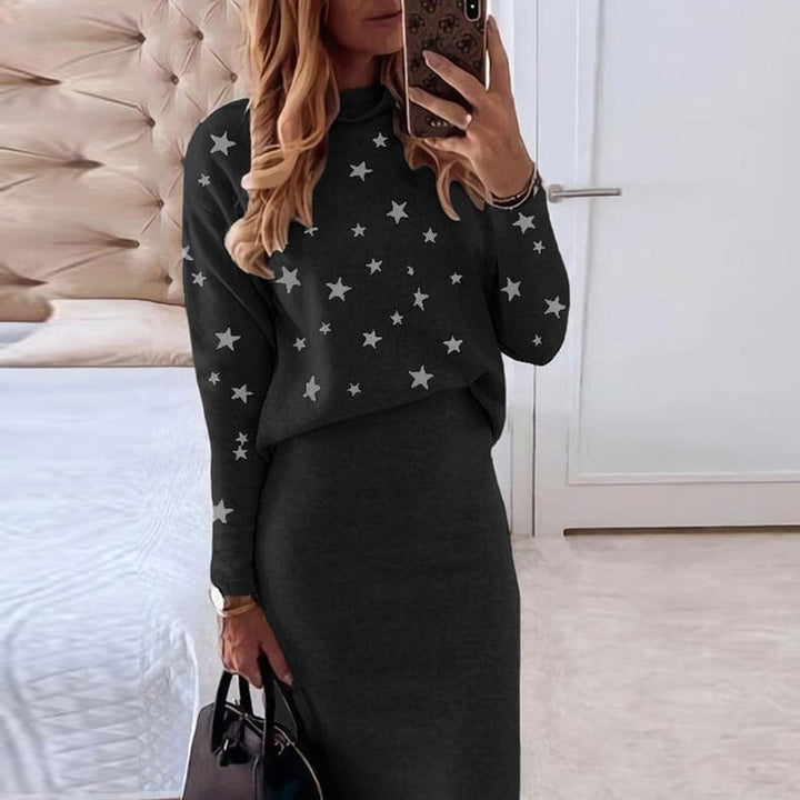 Tess Elegant and Stylish Comfy Set-Black-S-State of Style