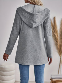 Textured Jacket with Zip and Hood - Isla-S-State of Style