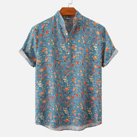 Thaddeus | Stylish Summer Top-Blue-M-State of Style