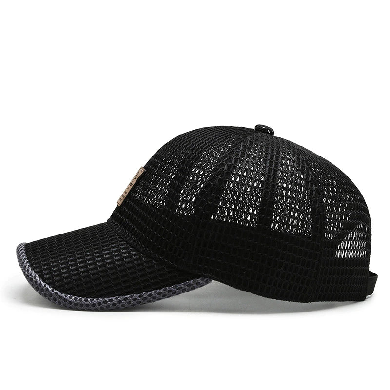 The Ultimate Breathable Cap for Summer - AeroBreeze-Black-State of Style