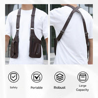 Theft-Resistant Men's Shoulder Bag – ShadowCarry Pro-Black-State of Style