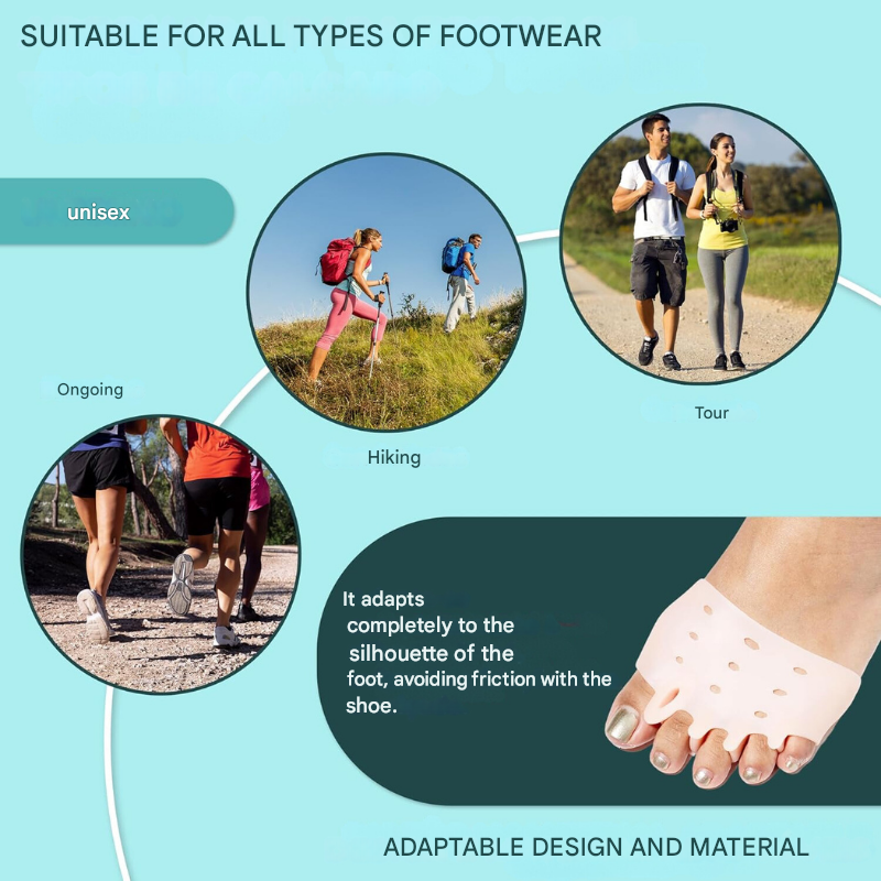 Therapeutic Toe Spreaders with Cushion Pads – Podiora-1 Pair + 1 Free-State of Style