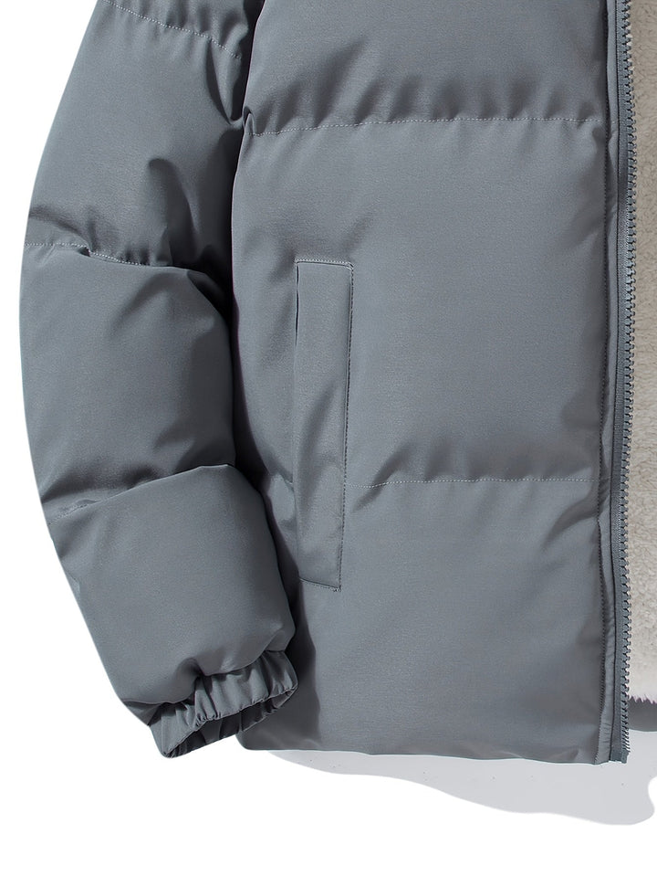 Thermal Jacket with Fleece Lining for Men - Derek-Black-XS-State of Style