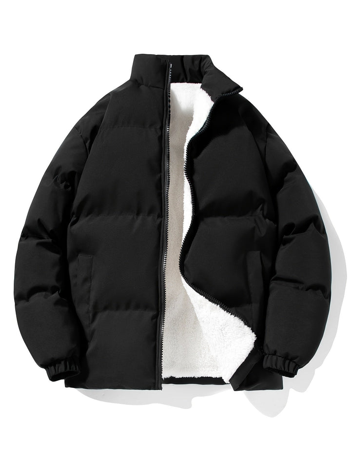 Thermal Jacket with Fleece Lining for Men - Derek-Black-XS-State of Style