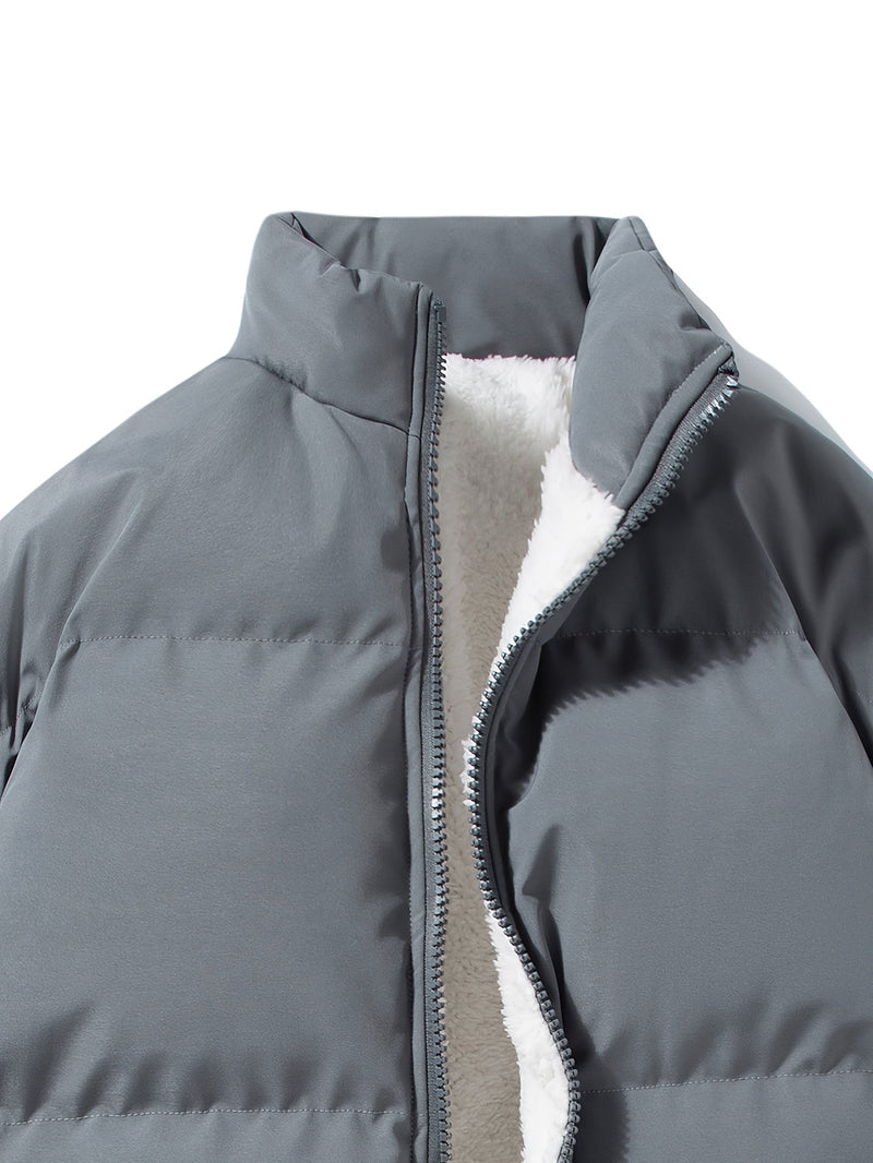 Thermal Jacket with Fleece Lining for Men - Derek-Black-XS-State of Style