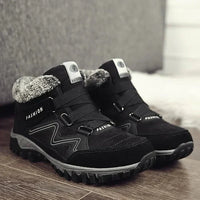 Thermal Unisex Hiking Shoes - AlpineWarm-Black-3-State of Style