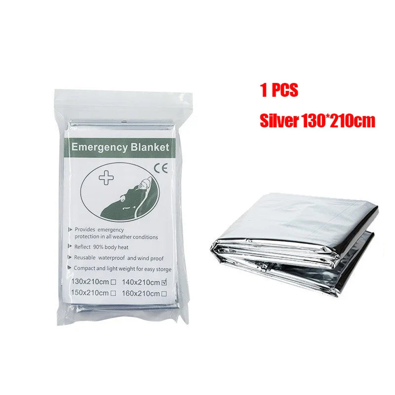 ThermaShield Poncho – Multifunctional Emergency and Insulation Blanket-Silver A-State of Style