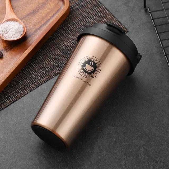 ThermaSip Travel Coffee Mug-Gold-State of Style
