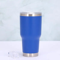 Thermo mug with sliding lid - TempTraveler-Blue-State of Style