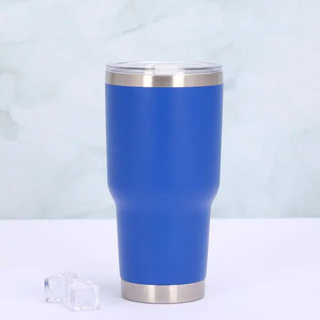Thermo mug with sliding lid - TempTraveler-Blue-State of Style