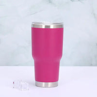 Thermo mug with sliding lid - TempTraveler-Fuchsia-State of Style