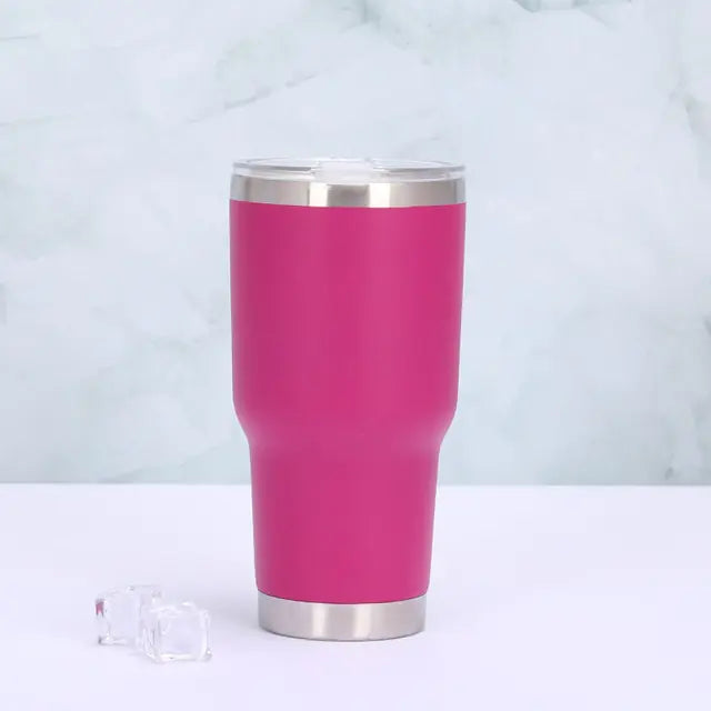 Thermo mug with sliding lid - TempTraveler-Fuchsia-State of Style