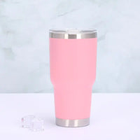 Thermo mug with sliding lid - TempTraveler-Pink-State of Style