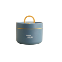 ThermoBox Multi-Layered Insulated Lunchbox with FREE Carry Bag-Large-Blue-State of Style
