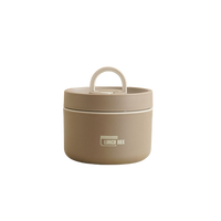ThermoBox Multi-Layered Insulated Lunchbox with FREE Carry Bag-Large-Brown-State of Style