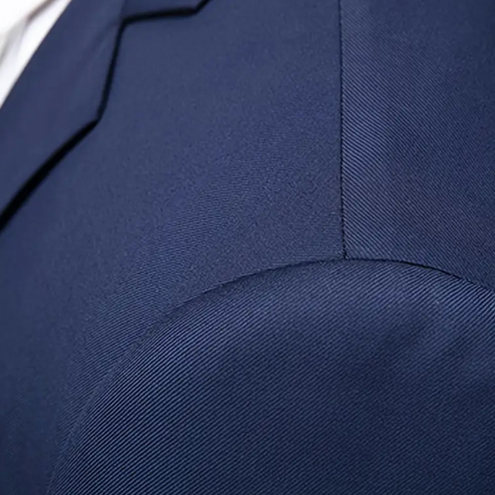 Three-Piece Formal Suit for Men - Leon-Black-S-State of Style