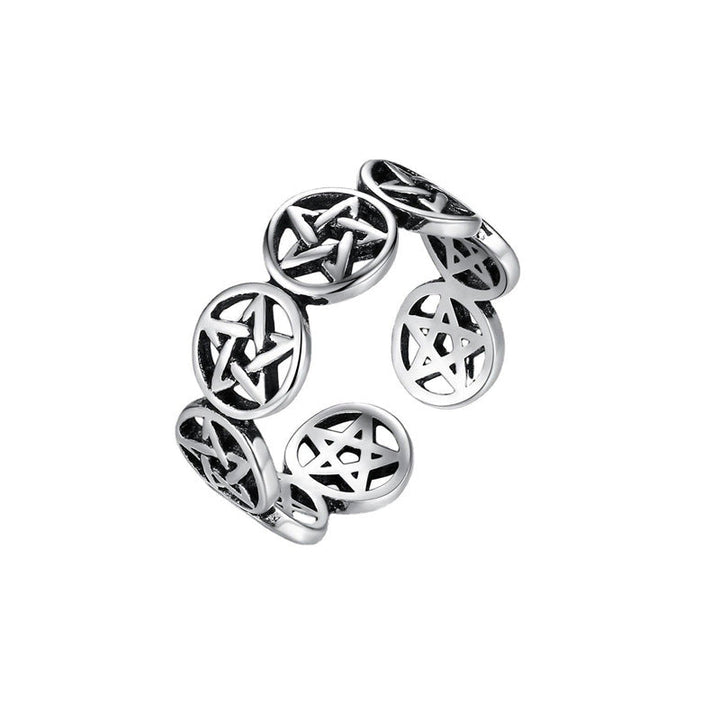 Tibetan Pentagram Ring | Unique Spiritual Jewellery-State of Style