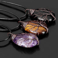 Tiger Eye Drop Necklace - Zarina-State of Style