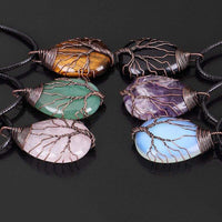 Tiger's Eye Drop Necklace - Zarina-State of Style