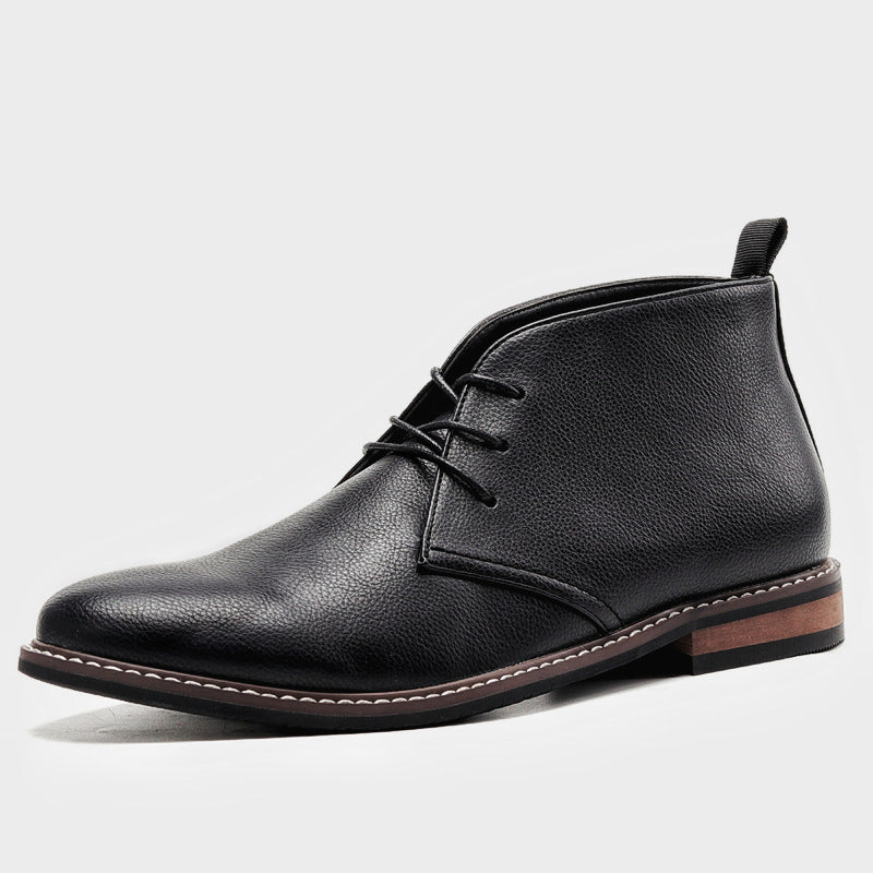 Timeless Desert Boots in Vintage Style for Men - Hugo-Black-6-State of Style