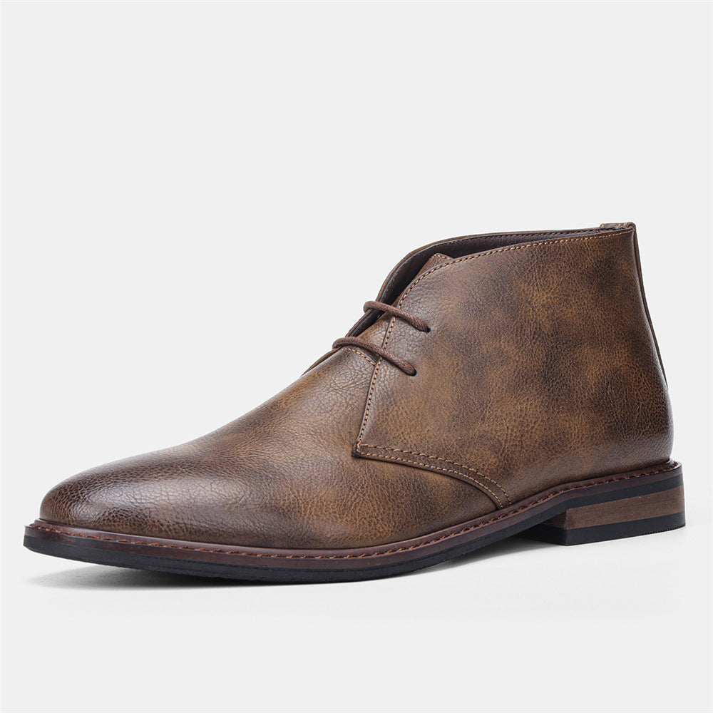 Timeless Desert Boots in Vintage Style for Men - Hugo-Coffee-6-State of Style