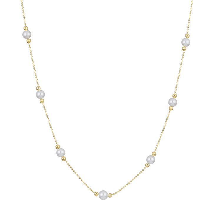 Timeless Golden Pearl Necklace - Serena-State of Style