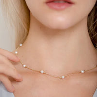 Timeless Golden Pearl Necklace - Serena-State of Style