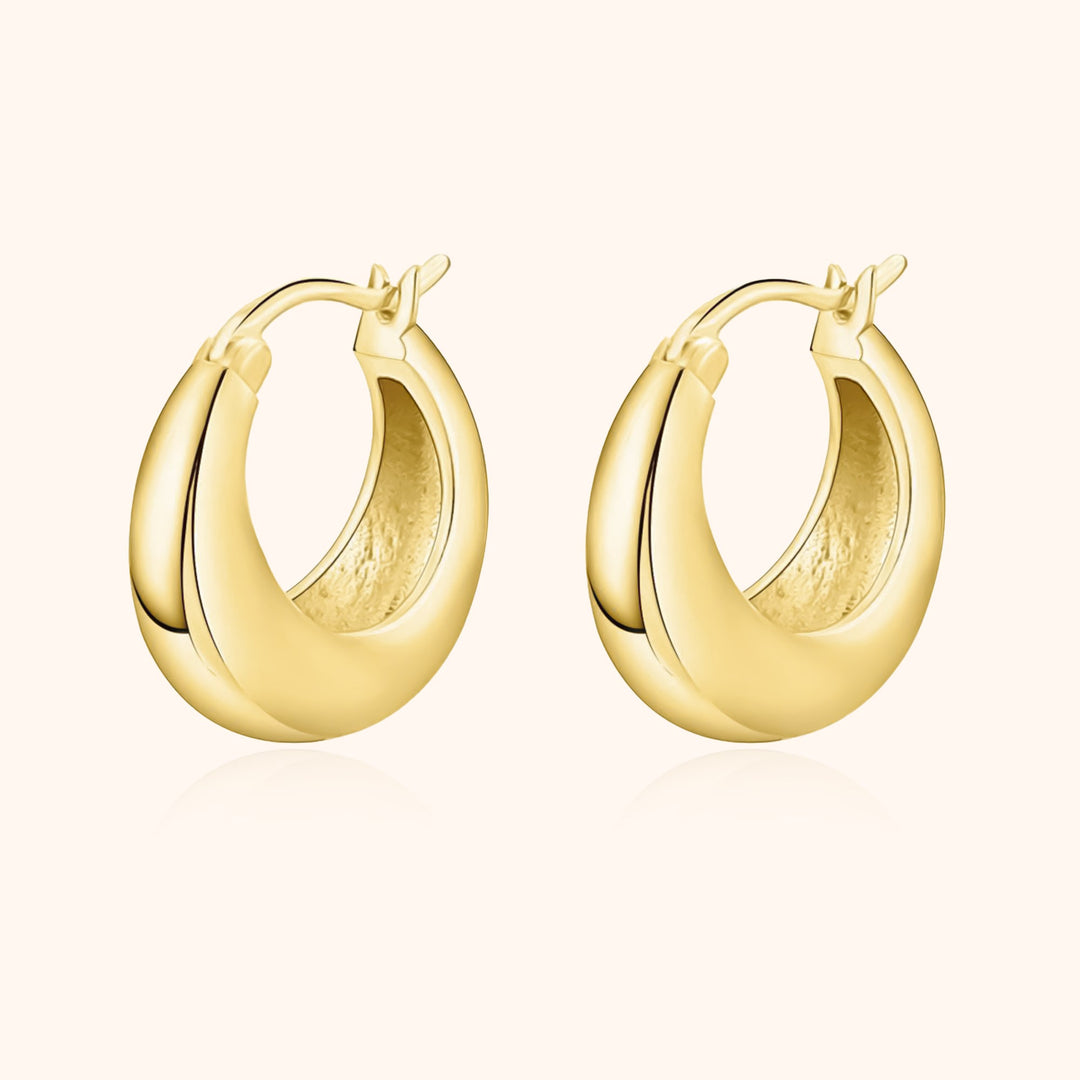 Timeless Hoop Earrings - Isolde-Gold-State of Style