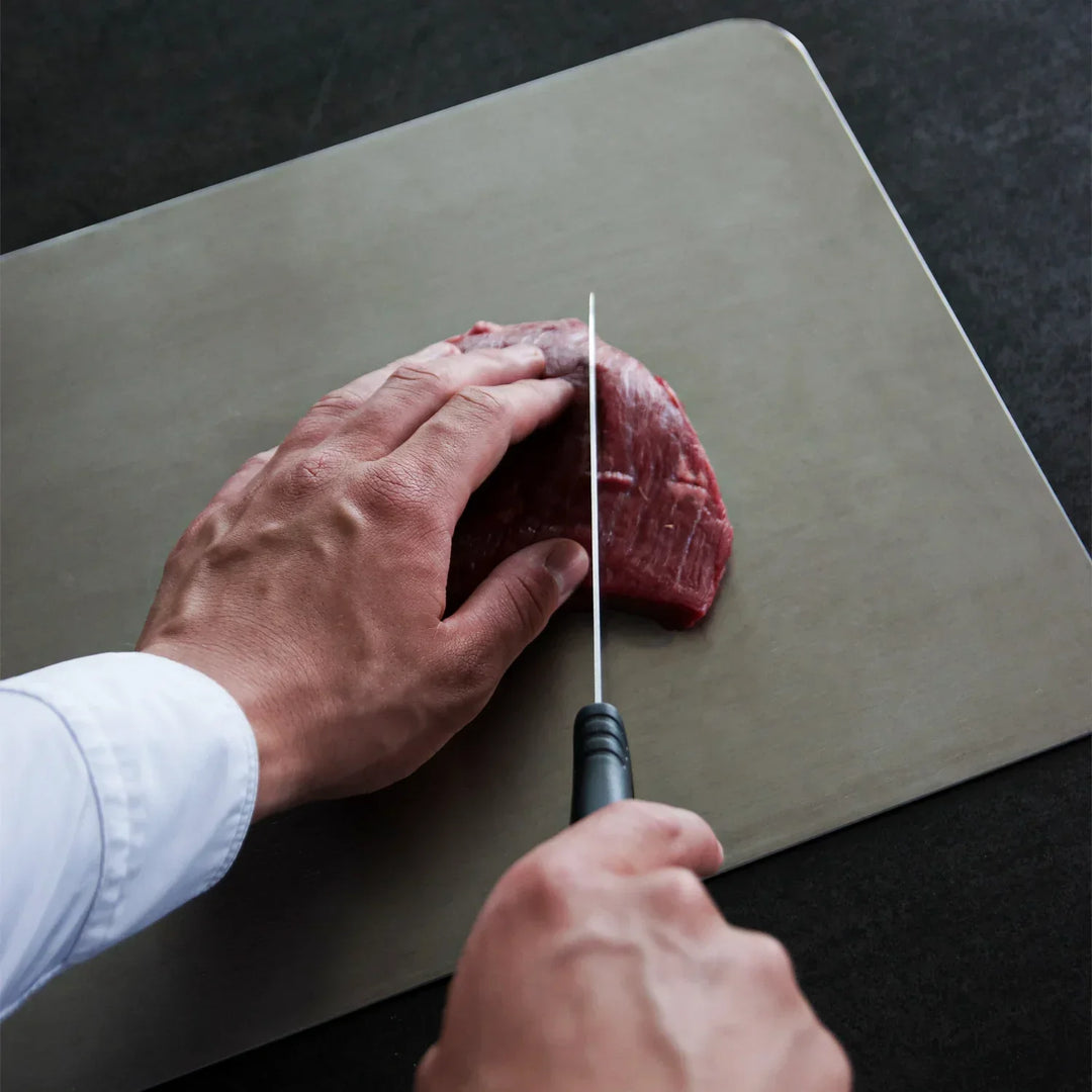 Titanium Cutting Board Without BPA or Microplastics - PureSteel-S (30 cm x 20 cm)-State of Style