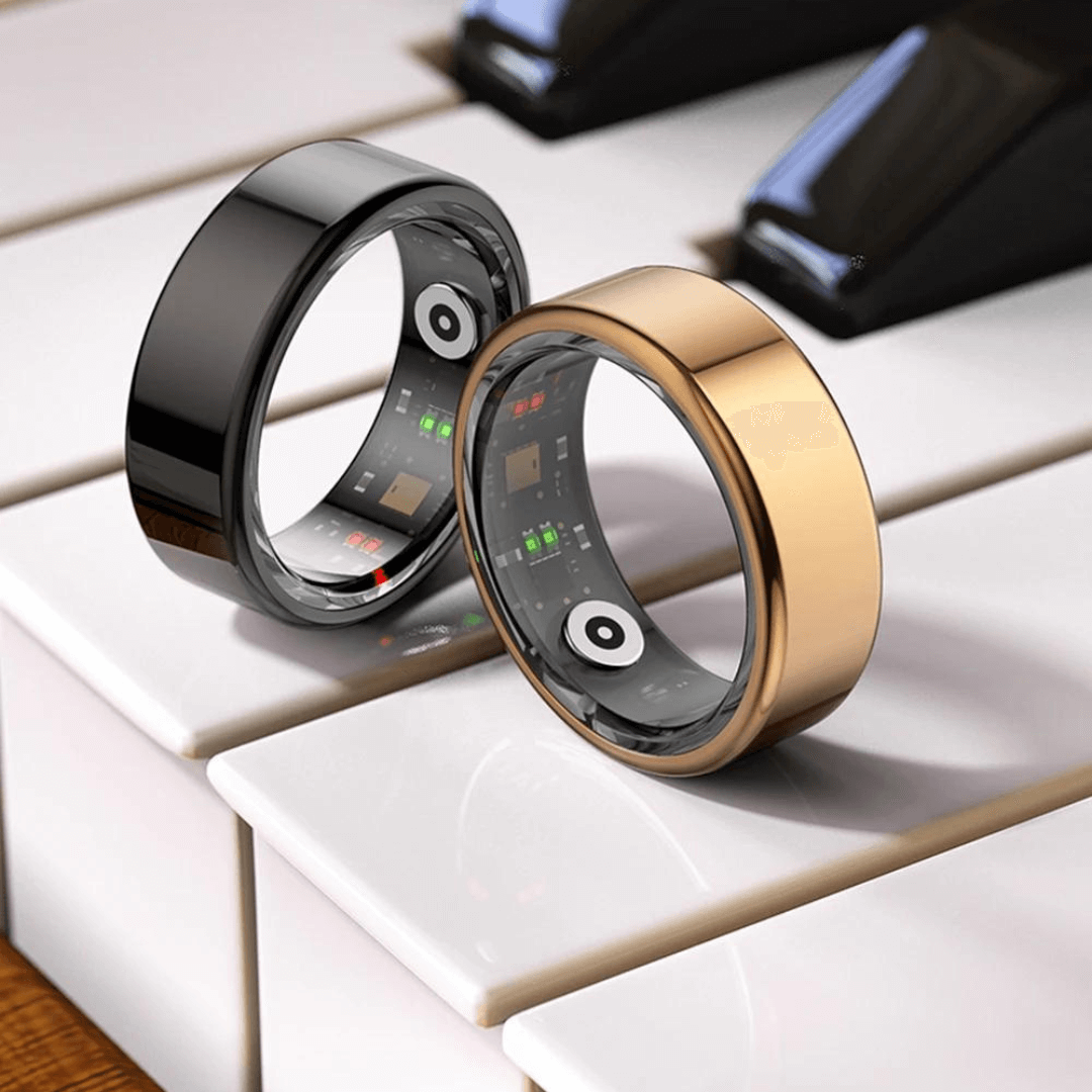 Titanium Health Tracker Ring - VitaRing-Black-18.1mm-State of Style