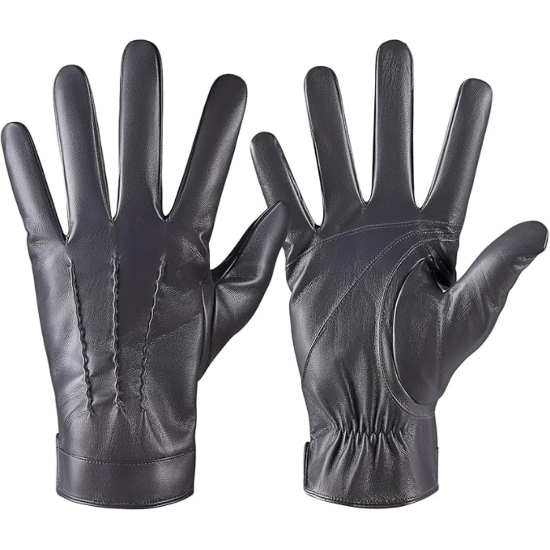 Touchscreen Winter Gloves with Cashmere Lining - Julien-Grey-S-State of Style