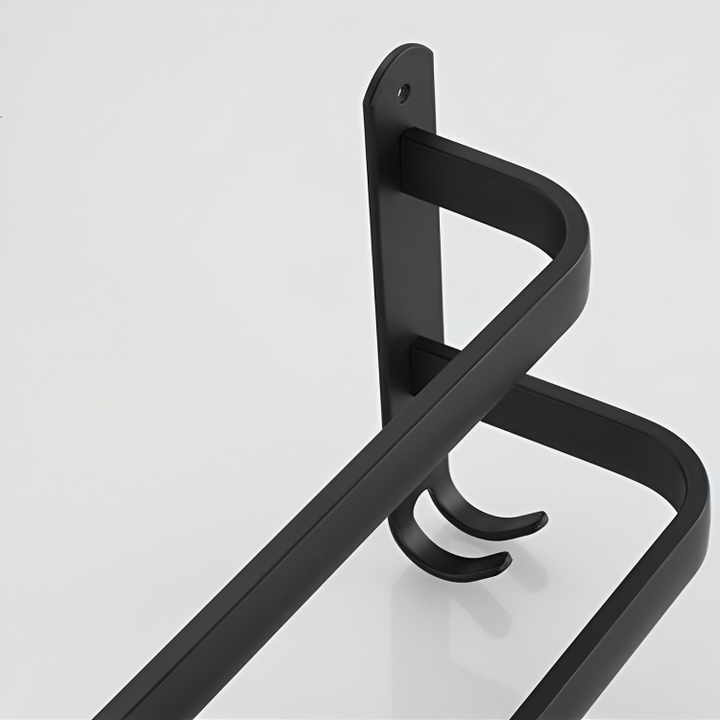 Towel Holder with Hooks - DrySpace-2 rods-40 cm-State of Style